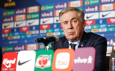 Carlo Ancelotti, técnico da Seleção Brasileira