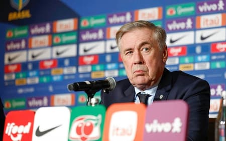 Carlo Ancelotti, técnico da Seleção Brasileira