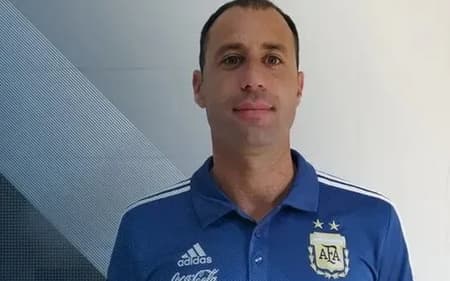Diego Guacci, ex-treinador da base da seleção argentina. (Foto: Reprodução/internet)