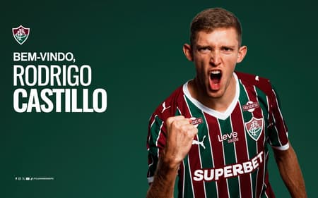 Castillo anunciado pelo Fluminense (Foto: Divulgação)