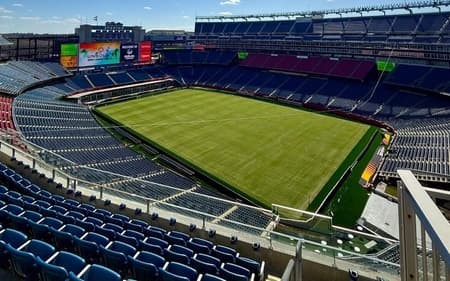 Gillette Stadium, em Boston, receberá o amistoso entre Brasil e França
