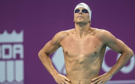 HOME - Cesar Cielo fora dos Jogos Olímpicos do Rio-2016 (Foto: Christophe Simon/AFP)