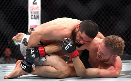 Makhachev vem de vitória sobre Jack Della Maddalena no UFC 322 (Foto: Ishika Samant/Getty Images/AFP)