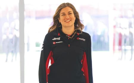Laura Müller, engenheira-chefe de Esteban Ocon na Haas (Foto: Reprodução/F1)