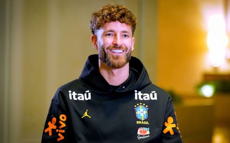 Léo Pereira, zagueiro do Flamengo, na Seleção Brasileira (Foto: Joilson Marconne/CBF)