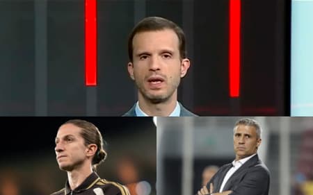 André Kfouri afirma que coincidência no desligamento de Filipe Luis e Hernan Crespo (Foto: Montagem Lance!)