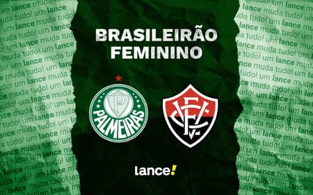 Palmeiras e Vitória se enfrentam no Brasileirão Feminino.