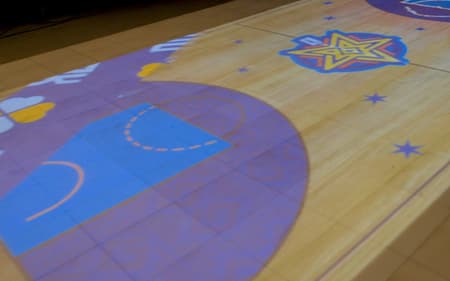 Jogo das Estrelas do NBB terá quadra de LED (Divulgação)