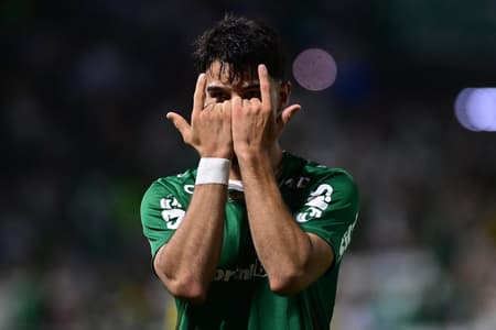 Flaco López, atacante do Palmeiras (Foto: Eduardo Carmim/Photo Premium/Gazeta Press)