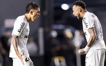 Neymar deu duas assistências no duelo do Santos diante do Remo. (Foto: Weziopress/Thenews2/Folhapress)