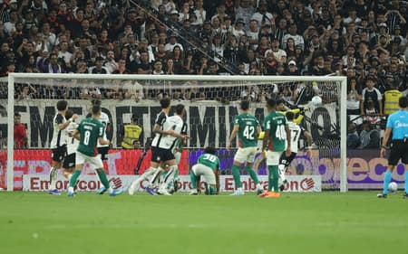 Corinthians e Palmeiras empataram em 0 a 0 (Foto: Alex Miranda/AtoPress/Folhapress)
