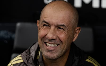 Leonardo Jardim na goleada do Flamengo sobre o Atlético (Foto: Luan Martins/Agência F8/Folhapress)