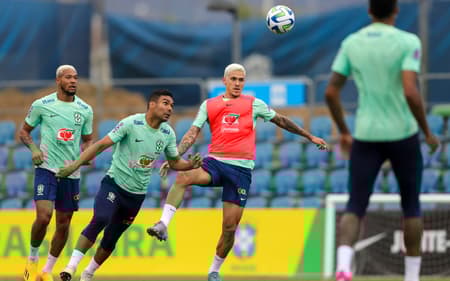 Pedro, do Flamengo, durante a Copa do Mundo de 2022 (Foto: Divulgação/CBF)