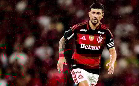 Arrascaeta durante jogo do Flamengo (Foto: Gilvan de Souza/Flamengo)