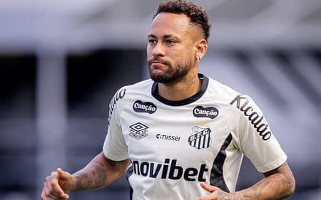 Neymar foi relacionado para o duelo entre o Santos e o Remo. (Foto: Raul Baretta/ Santos FC)