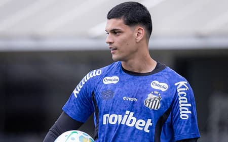 Gabriel Brazão acumula 103 jogos com a camisa do Santos. (Foto: Raul Baretta/ Santos FC)