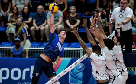 Minas x Suzano. segundo jogo das quartas de finais da Superliga Masculina Créditos: Hedgard Moraes/ MTC