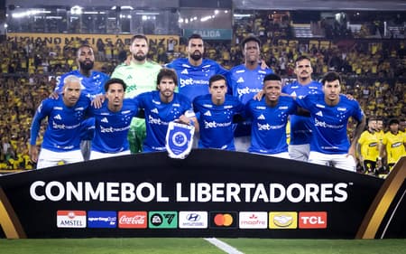 Barcelona-EQU x Cruzeiro, no Estádio Monumental Isidro Romero Carbo, em Guayaquil-EQU (Foto: Gustavo Aleixo/Cruzeiro)