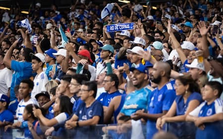 Torcida do Cruzeiro no Mineirão (Foto: Gustavo Aleixo/Cruzeiro)