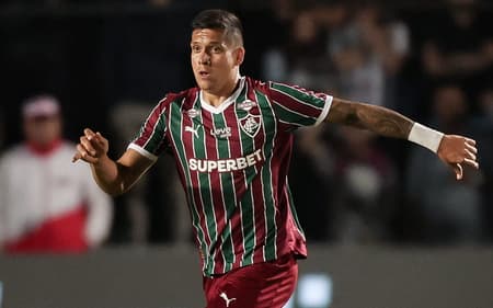 Millán em campo em Operário x Fluminense (Foto: Marcelo Gonçalves/ Fluminense FC)