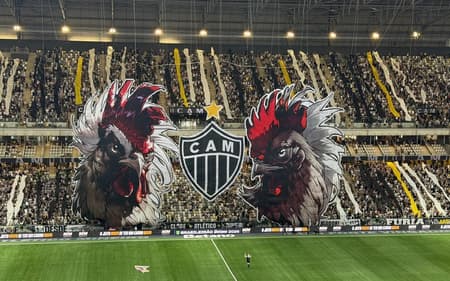 Arena MRV torcida Atlético mosaico 3d (Foto: Artur Henrique / Lance!)