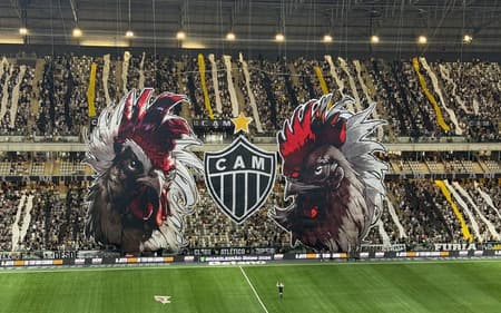 Arena MRV torcida Atlético mosaico 3d (Foto: Artur Henrique / Lance!)