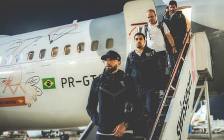 Atlético viagem logística especial (Foto: Pedro Souza / Atlético)