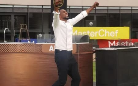 Finalista do Masterchef Equador, Erazo comemora via redes sociais (Foto: Divulgação/MasterChef Celebrity Equador)