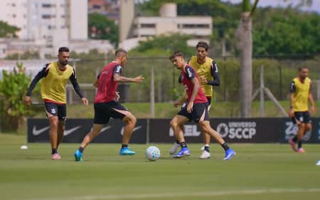 Corinthians treinou nesta quinta no CT Joaquim Grava