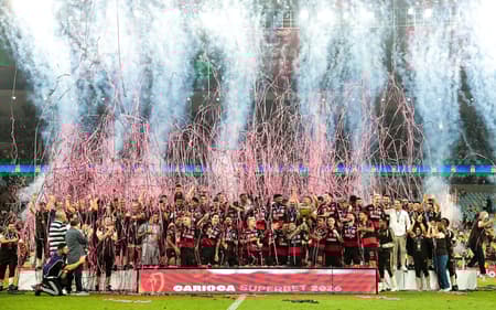 O Flamengo foi campeão carioca pela 40ª vez (Foto: GILVAN DE SOUZA/FLAMENGO)