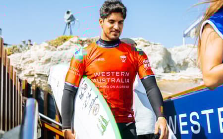 Gabriel Medina nas quartas em Masgaret River (Foto: WSL / Beatriz Ryder)