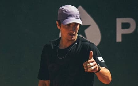 João Fonseca em treino em Monte Carlo (Reprodução)