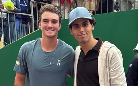 João Fonseca e Gabriel Bortoleto em Monte Carlo (Reprodução)