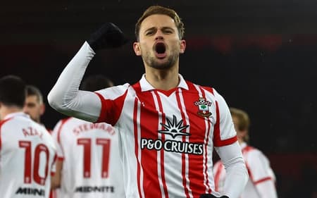 Léo Scienza pelo Southampton (Foto: Divulgação / Southampton)