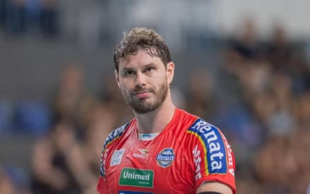 Bruninho na semifinal da Superliga Masculina 25/26 (Foto: Pedro Teixeira/ Vôlei Renata)