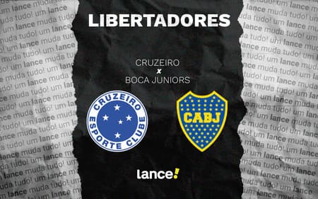 Cruzeiro x Boca (Foto: Arte Lance!)