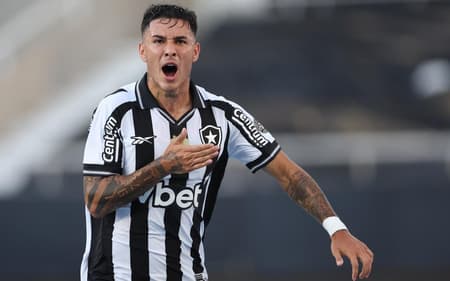 Mateo Ponte comemorando gol do Botafogo (Foto: Vítor Silva/Botafogo)