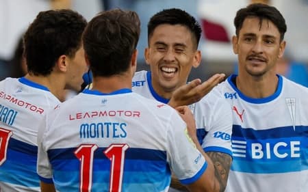 Jogadores da Católica (Foto: Divulgação Universidad Católica)