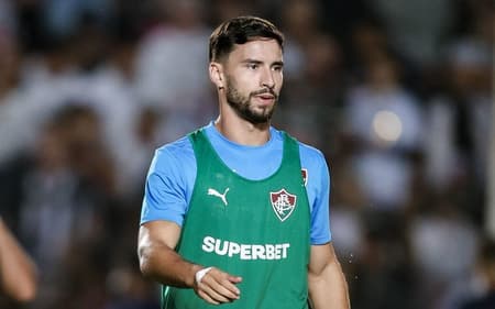 Martinelli no aquecimento antes de Operário x Fluminense (Foto: Marcelo Gonçalves/ Fluminense FC)