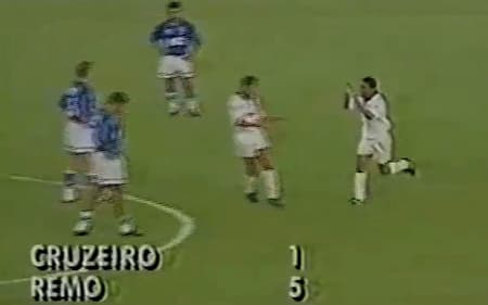 Remo x Cruzeiro, 1994( Foto: Reprodução TV Globo)