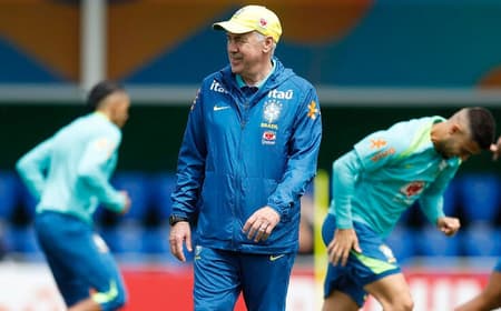 Carlo Ancelotti, técnico da Seleção Brasileira