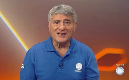 Cleber Machado comandará transmissão no Campeonato Paulista (Foto: Reprodução Record)