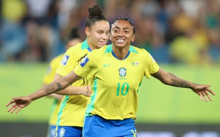 Kerolin marcou em Brasil x Coreia do Sul, pela Fifa Series 2026. (Foto: Lívia Villas Boas/CBF)