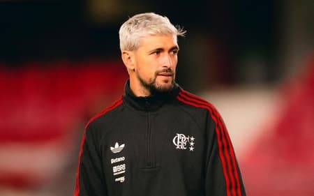 Arrascaeta em Estudiantes x Flamengo (Foto: Adriano Fontes/Flamengo)