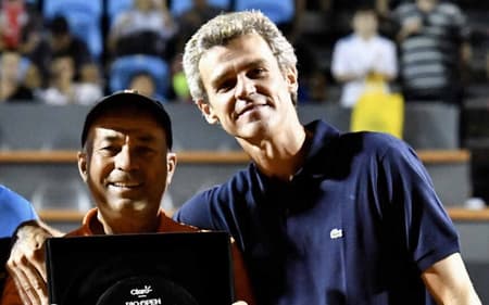 Larri Passos, Guga e Thiago Monteiro