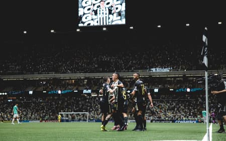 jogadores do atlético x juventud (Foto: Pedro Souza / Atlético)
