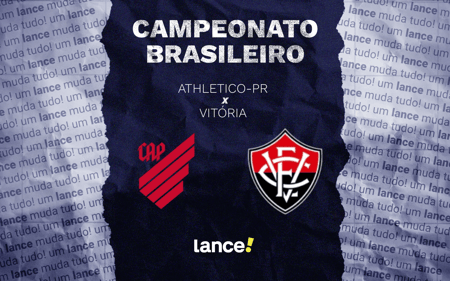 Athletico-PR e Vitória se enfrentam pela 13ª rodada do Brasileirão (Arte / Lance!)
