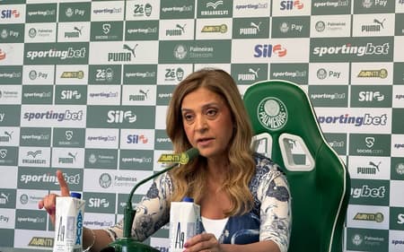 Leila Pereira, presidente do Palmeiras