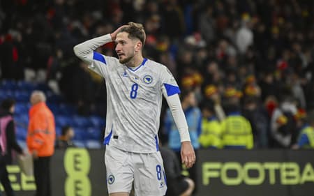 País de Gales x Bósnia e Herzegovina - Armin Gigovic (Foto: DiaEsportivo/Folhapress)