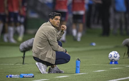 Abel Ferreira em Palmeiras x Cerro Porteño (Foto: Anderson Lira/Código 19/Folhapress)